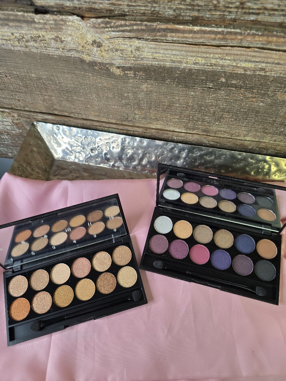 Sleek Eyeshadow Palette Set - Pink and Gold Shades, NWOT